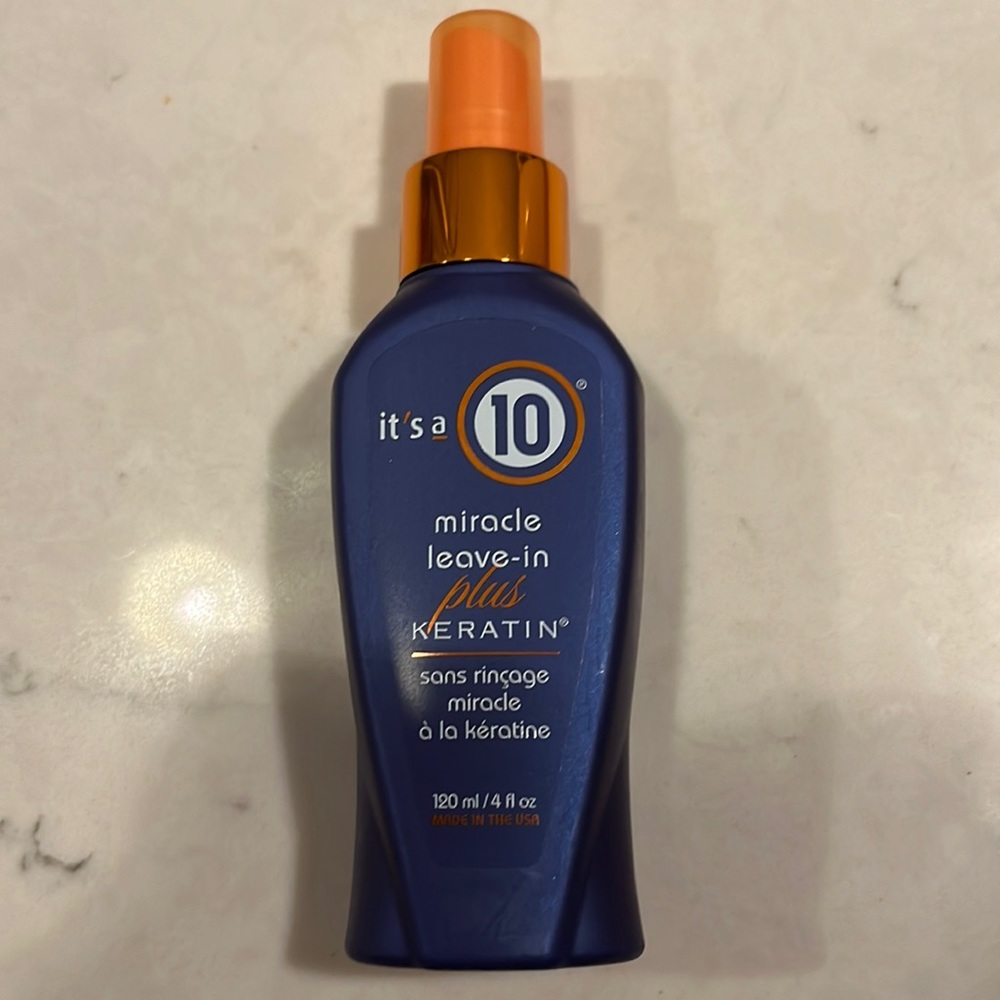 BRAND NEW!!! It's a 10 Haircare Miracle Leave-In Plus Keratin, 4 Fl. Oz